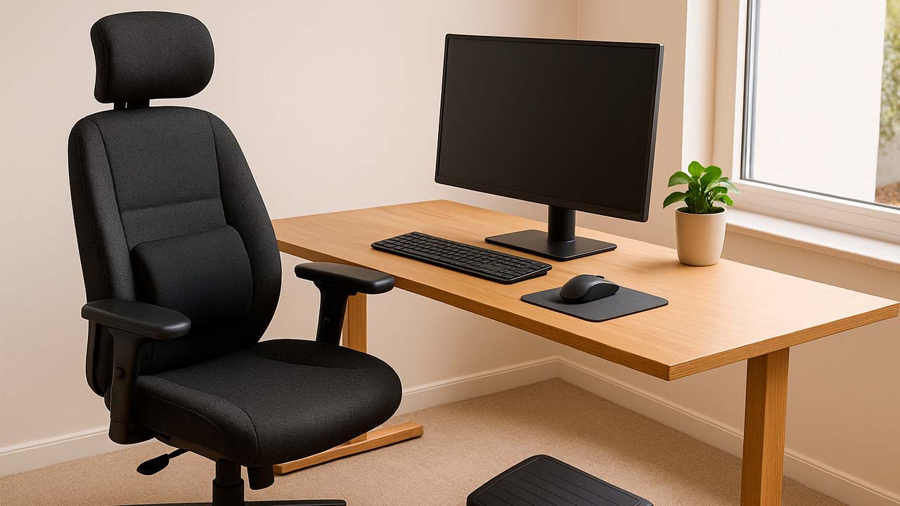 Espacio de oficina ergonómico