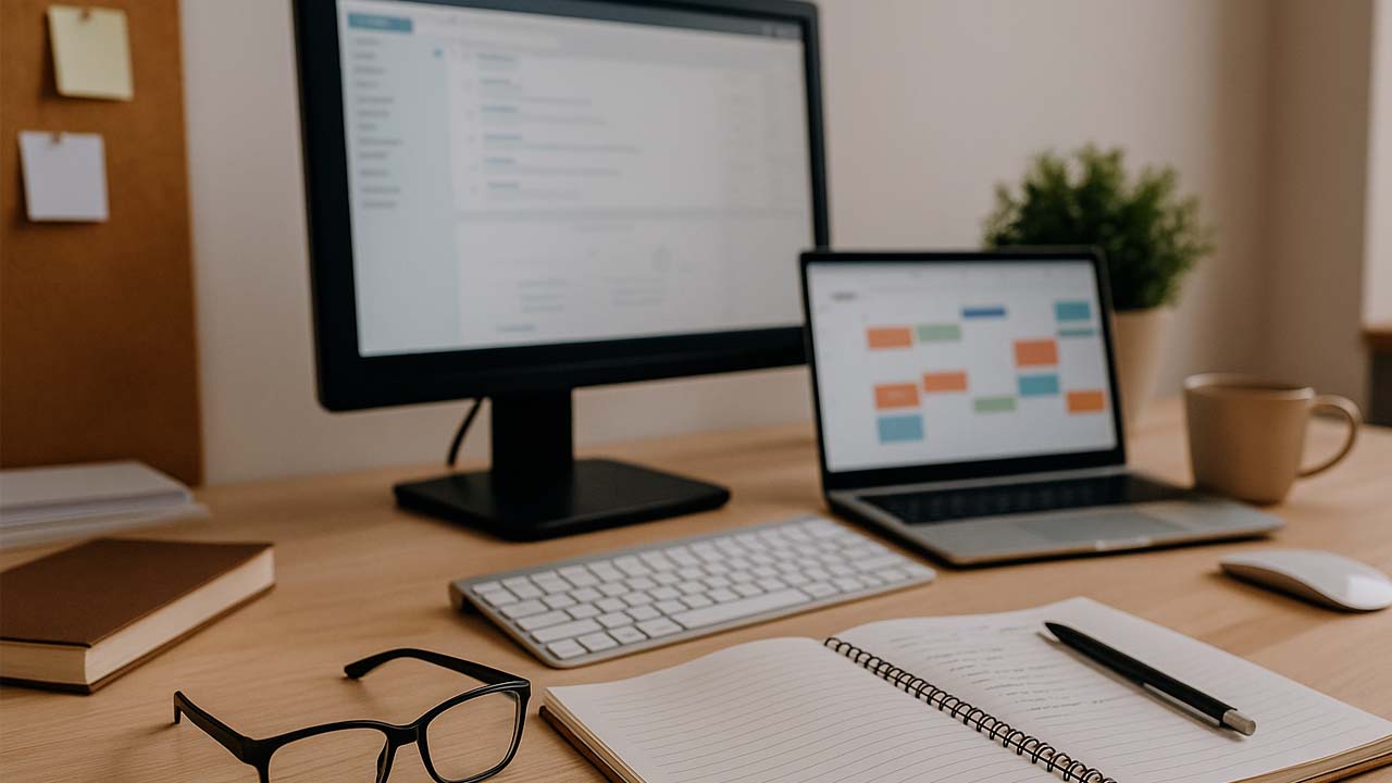 Espacio de trabajo ordenado