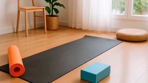 Espacio para ejercicio en casa