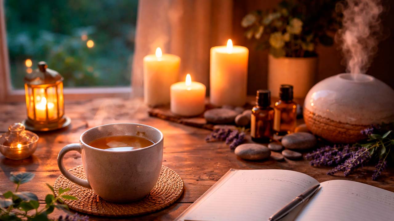 Ambiente rilassante serale italiano